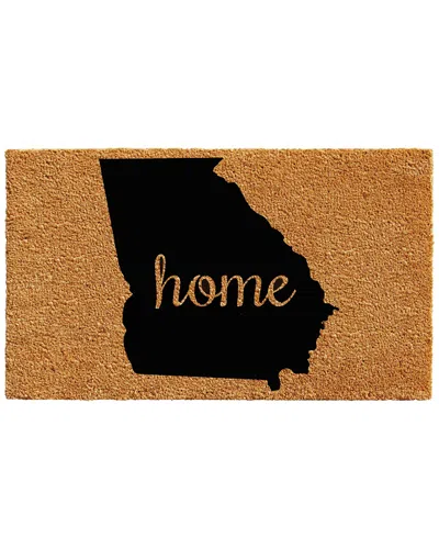 Home & More Georgia Doormat In Brown