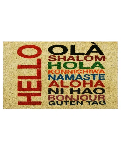 Home & More International Hello Doormat In Multi