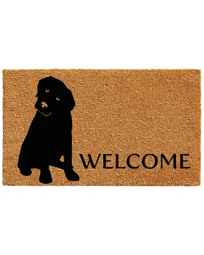 Home & More Labrador Doormat In Brown