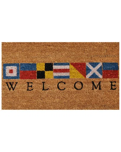 Home & More Nautical Welcome Doormat In Multi