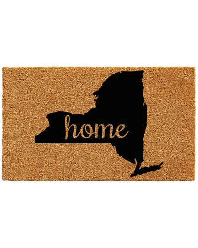 Home & More New York Doormat In Brown