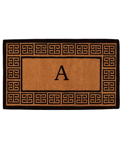 Home & More Olympus Mongoram Doormat In Black