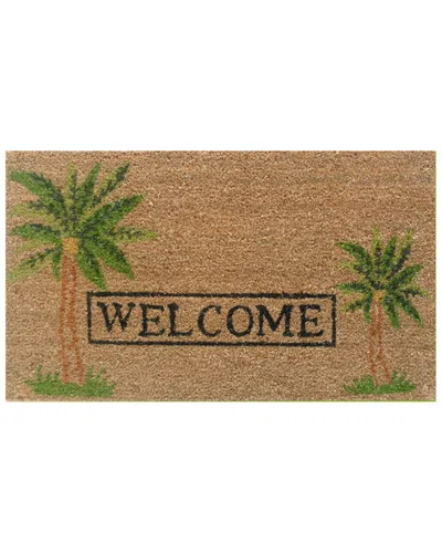 Home & More Pam Welcome Doormat In Brown