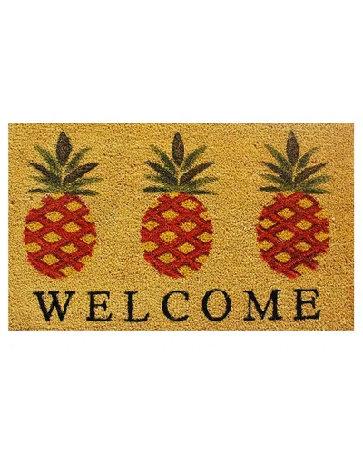 Home & More Pineapple Welcome Doormat In Multi