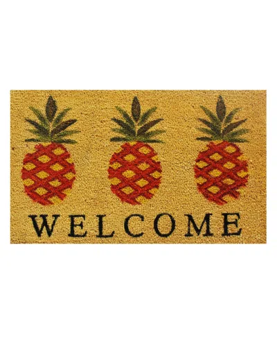 Home & More Pineapple Welcome  Doormat In Multi