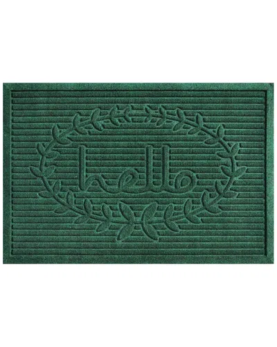 Home & More Poly Hello Doormat In Green