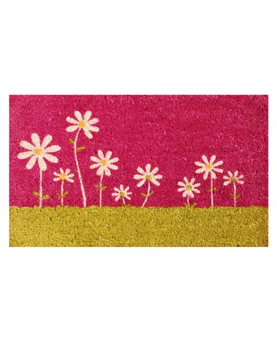 Home & More Summer Scape Doormat In Pink