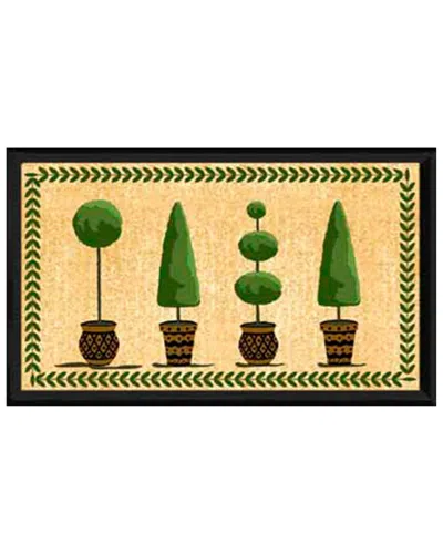 Home & More Home And More Topiary Doormat In Multi