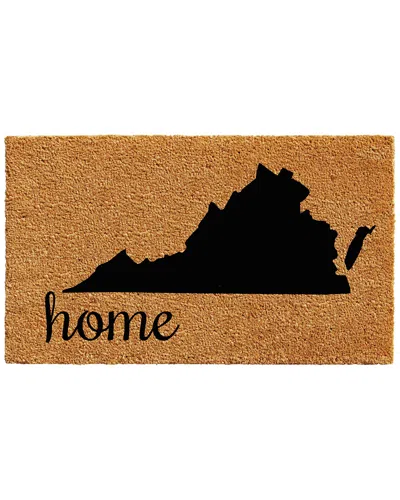 Home & More Virginia Doormat In Brown