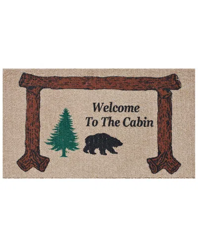 Home & More Welcome To The Cabin Doormat