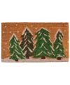 Home & More Winter Wonderland Coir/vinyl Doormat, 24" X 36" In Brown