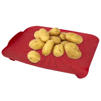 Home Basics Flat Sink Plastic Colander
