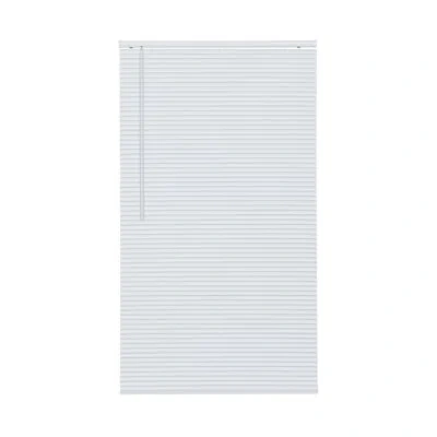 Home Basics Room Darkening White Venetian Blind