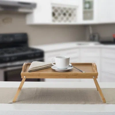 Home Basics Tv Tray In Country Pine