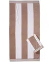 Home City Set Of 2 Cabana Stripes Beach Cotton Towels