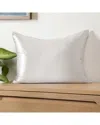 Home Collection 100% Mulberry Silk Pillowcase In White