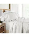Home Collection 300 Thread Count 4pc Cotton Pattern Sheet Set In Green