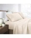 Home Collection 4pc Cotton Jersey Knit Sheet Set In Beige