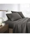 Home Collection 4pc Cotton Jersey Knit Sheet Set In Gray