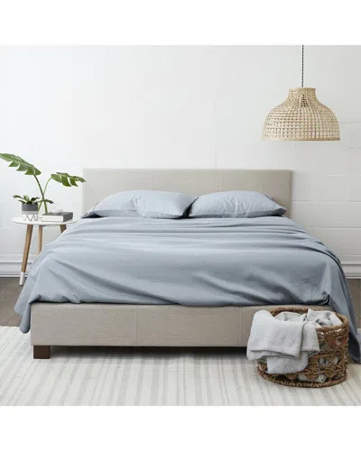 Home Collection 4pc Ultra Soft Flannel Sheet Set In Blue