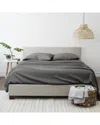 Home Collection 4pc Ultra Soft Flannel Sheet Set In Grey