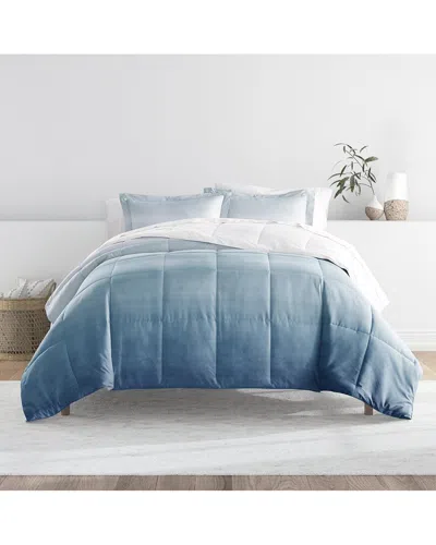 Home Collection All Season Down-alternative Comforter Set In Blue