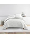 Home Collection All Season Horizon Lines Reversible Quilt Set In Gray