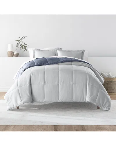 Home Collection All Season Lightweight Down Alternative Reversible Comforter In Gray