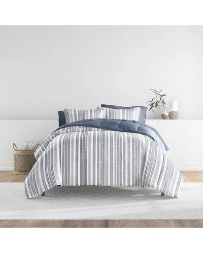 Home Collection Bedding Bundle Comforter & Sheet Set In Blue