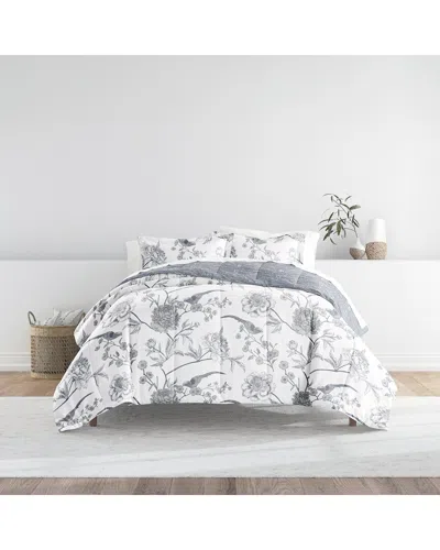 Home Collection Bedding Bundle Comforter & Sheet Set In Gray