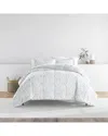 Home Collection Bedding Bundle Comforter & Sheet Set In White