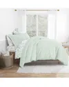 Home Collection Bedding Bundle Duvet Cover, Comforter & Sheet Set In Green