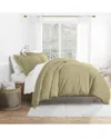 Home Collection Bedding Bundle Duvet Cover, Comforter & Sheet Set In Green