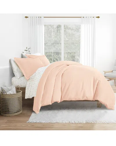 Home Collection Bedding Bundle Duvet Cover, Comforter & Sheet Set In Pink