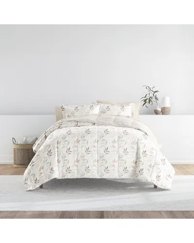 Home Collection Bedding Bundle Comforter & Sheet Set In White