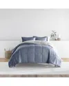 Home Collection Bedding Bundle Reversible Comforte In Blue