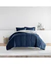 Home Collection Bedding Bundle Reversible Comforter & Sheet Set In Blue
