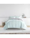 Home Collection Bedding Bundle Reversible Comforter & Sheet Set In Blue