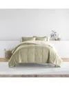 Home Collection Bedding Bundle Reversible Comforter & Sheet Set In Green