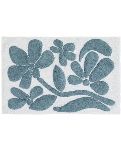 Home Collection Cotton Bath Mat In Floral
