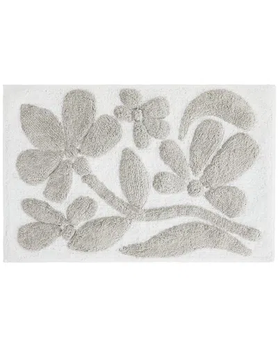 Home Collection Cotton Bath Mat In Floral