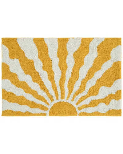Home Collection Cotton Bath Mat In Sunrise