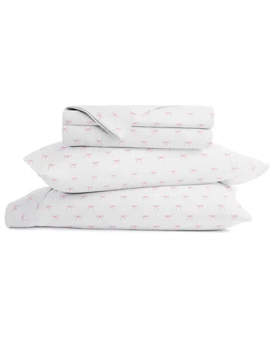 Home Collection Ditsy Bow Pattern Sheet Set In Multi