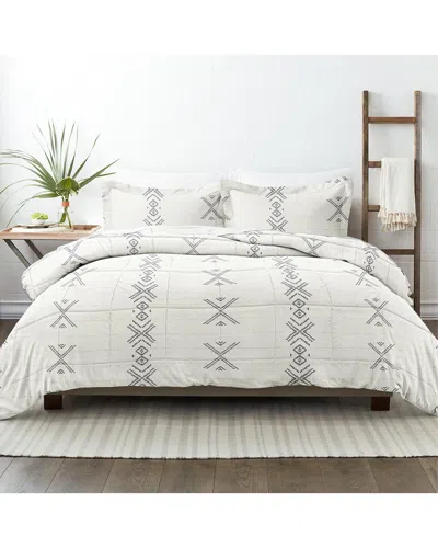 HOME COLLECTION HOME COLLECTION DOWN ALT URBAN STITCH PATTERNED COMFORTER SET