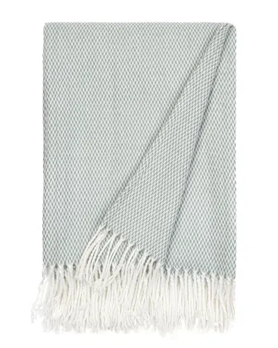 Home Collection Herringbone Throw Blanket In Blue