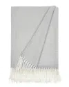 Home Collection Herringbone Throw Blanket In Gray
