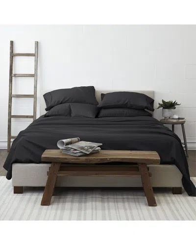 Home Collection Luxury Ultra Soft 6pc Bed Sheet Set In Black