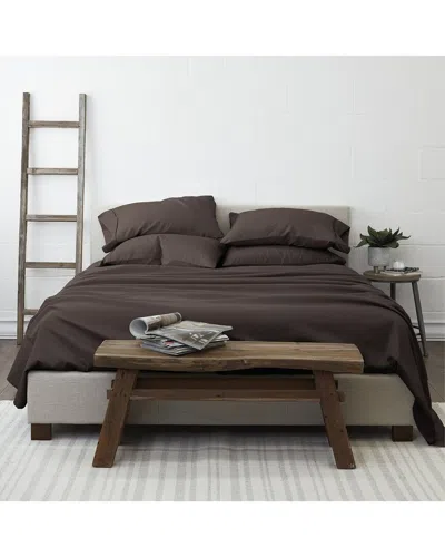 Home Collection Luxury Ultra Soft 6pc Bed Sheet Set In Brown