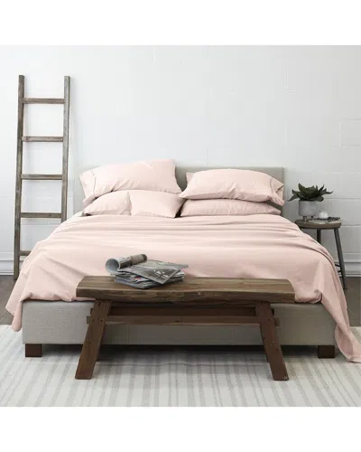 Home Collection Luxury Ultra Soft 6pc Blush Solid Sheet Set