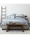 Home Collection Luxury Ultra Soft 6pc Light Blue Solid Sheet Set In Blue
